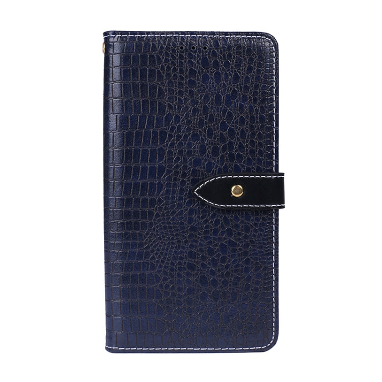For Doogee X90 idewei Crocodile Texture Horizontal Flip Leather Case with Holder & Card Slots & Wallet(Dark Blue) - More Brand by idewei | Online Shopping South Africa | PMC Jewellery | Buy Now Pay Later Mobicred