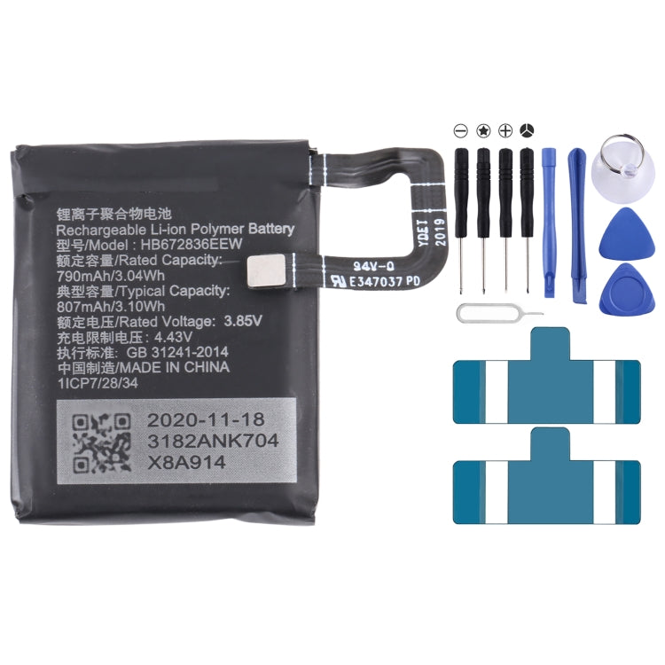 For Huawei GS PRO 790mAh HB672836EEW Battery Replacement - For Huawei by PMC Jewellery | Online Shopping South Africa | PMC Jewellery | Buy Now Pay Later Mobicred
