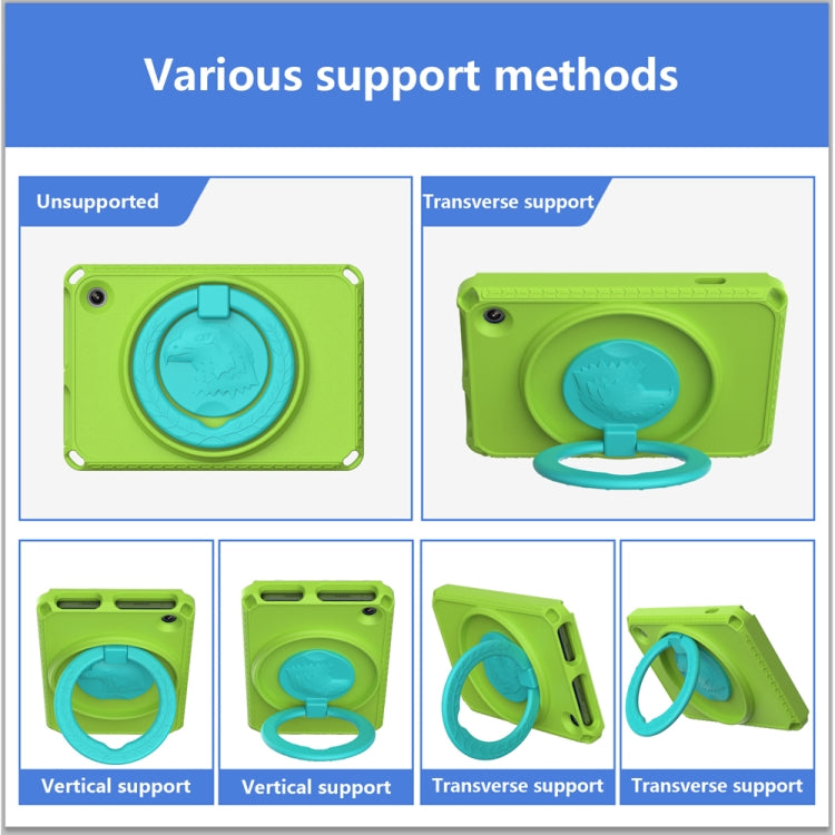 For Amazon Kindle Fire HD7 2022 EVA + PC Shockproof Tablet Case with Waterproof Frame(Grass Green) - Amazon by PMC TechLife | Online Shopping South Africa | PMC TechLife | Buy Now Pay Later Mobicred