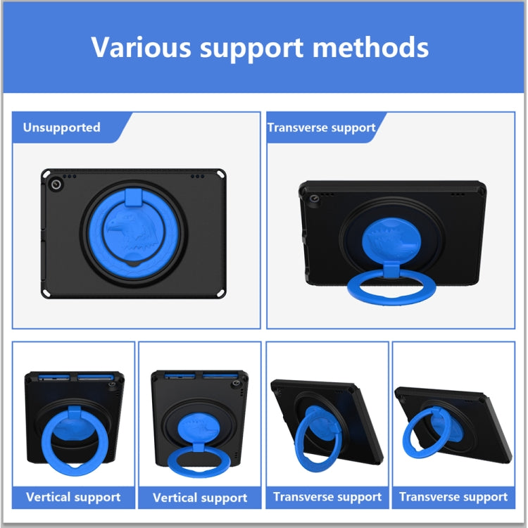 For Amazon Kindle Fire HD10 2021 EVA + PC Shockproof Tablet Case with Waterproof Frame(Black) - Amazon by PMC TechLife | Online Shopping South Africa | PMC TechLife | Buy Now Pay Later Mobicred