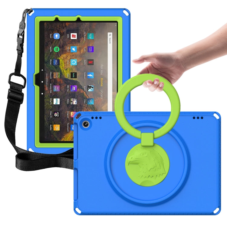 For Amazon Kindle Fire HD10 2021 EVA + PC Shockproof Tablet Case with Waterproof Frame(Blue) - Amazon by PMC TechLife | Online Shopping South Africa | PMC TechLife | Buy Now Pay Later Mobicred
