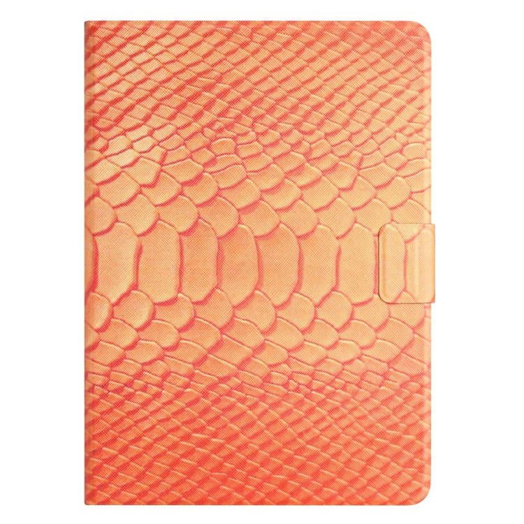 For Lenovo Tab M10 HD 2nd Gen Solid Color Crocodile Texture Leather Smart Tablet Case(Orange) - Lenovo by PMC TechLife | Online Shopping South Africa | PMC TechLife | Buy Now Pay Later Mobicred
