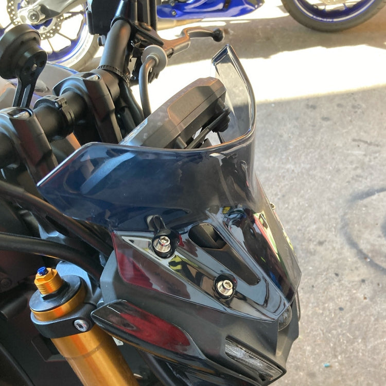 For Yamaha MT09 FZ09 21-22 Motorcycle Airflow Deflector Windshield(Transparent) - Ornamental Parts by PMC TechLife | Online Shopping South Africa | PMC TechLife | Buy Now Pay Later Mobicred