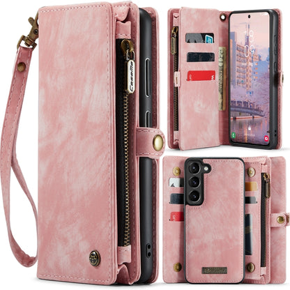 For Samsung Galaxy S23+ 5G CaseMe 008 Detachable Multifunctional Leather Phone Case(Pink) - Galaxy S23+ 5G Cases by CaseMe | Online Shopping South Africa | PMC Jewellery | Buy Now Pay Later Mobicred