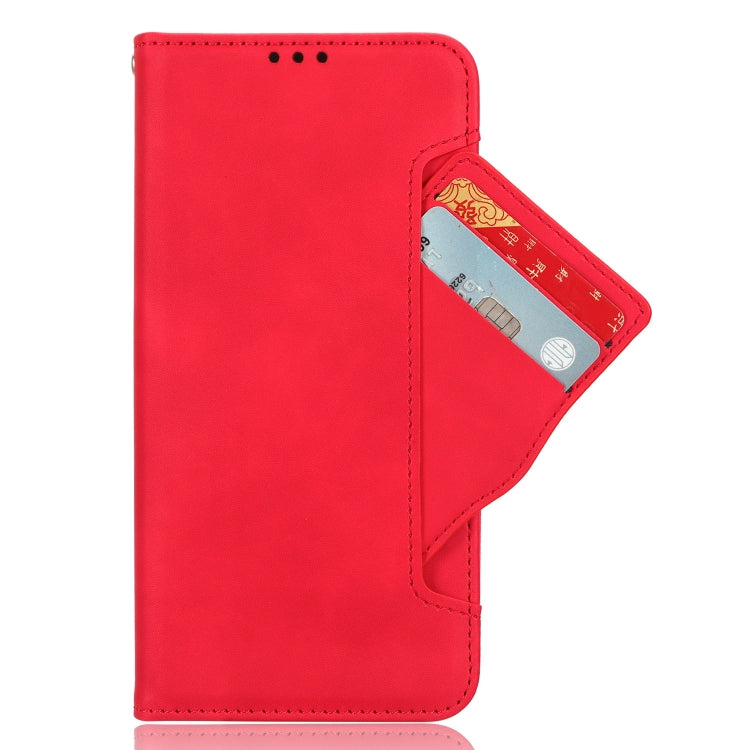 For Blackview BV5200 Skin Feel Calf Texture Card Slots Leather Phone Case(Red) - More Brand by PMC TechLife | Online Shopping South Africa | PMC TechLife | Buy Now Pay Later Mobicred
