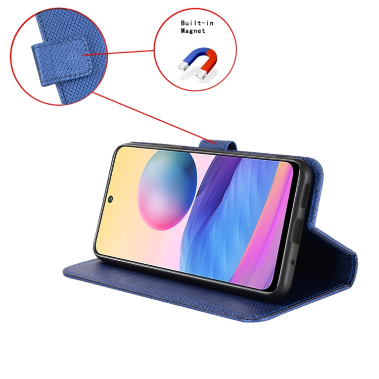 For Blackview BV5200 Diamond Texture Leather Phone Case(Blue) - More Brand by PMC TechLife | Online Shopping South Africa | PMC TechLife | Buy Now Pay Later Mobicred