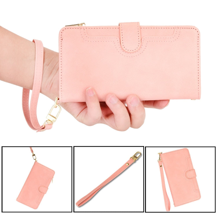 For Doogee S96 Pro Litchi Texture Zipper Leather Phone Case(Pink) - Doogee Cases by PMC TechLife | Online Shopping South Africa | PMC TechLife | Buy Now Pay Later Mobicred