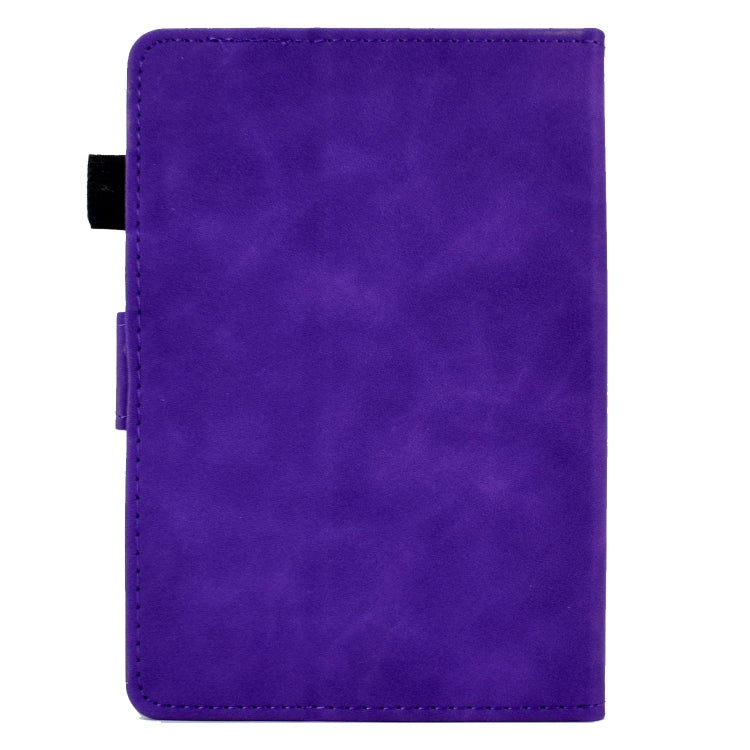 For Amazon Kindle Paperwhite 4/3/2/1 Tower Embossed Leather Smart Tablet Case(Purple) - Amazon by PMC TechLife | Online Shopping South Africa | PMC TechLife | Buy Now Pay Later Mobicred