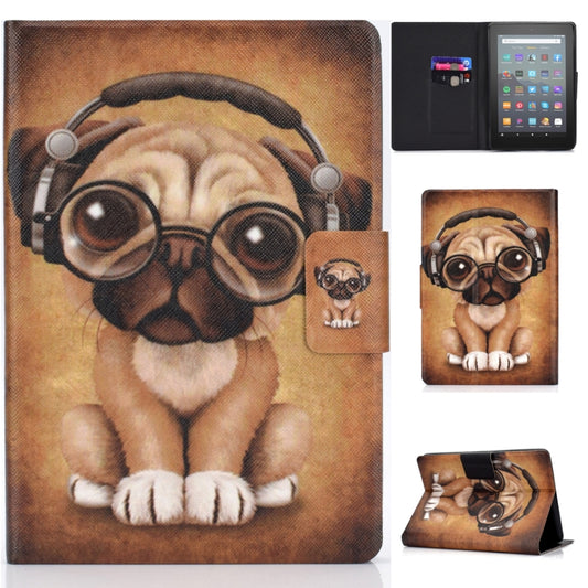 For Amazon Kindle Youth Version 2022 Voltage Colored Drawing Smart Leather Tablet Case(Shar Pei) - Amazon by PMC Jewellery | Online Shopping South Africa | PMC Jewellery | Buy Now Pay Later Mobicred