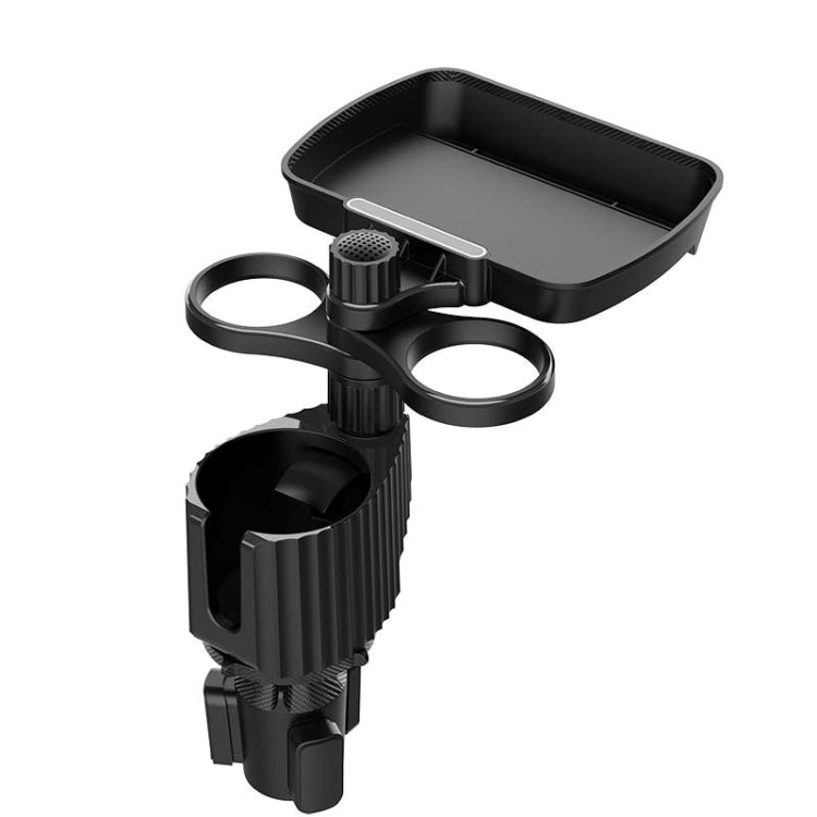 A05 Car Drink Water Cup Holder 360 Degree Rotating Dinner Plate(Black) - Car Drink Holders by PMC TechLife | Online Shopping South Africa | PMC TechLife | Buy Now Pay Later Mobicred
