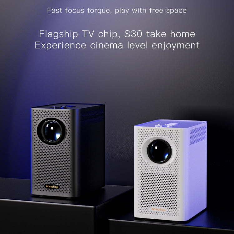 S30 Android System HD Portable WiFi Mobile Projector, Plug Type:EU Plug(White) - Mini Projector by PMC TechLife | Online Shopping South Africa | PMC TechLife | Buy Now Pay Later Mobicred