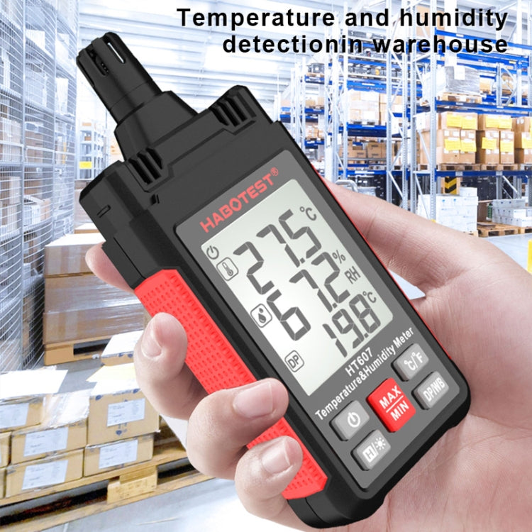 HABOTEST HT607 Portable Handheld Temperature Humidity Tester - Electronic Test by HABOTEST | Online Shopping South Africa | PMC Jewellery | Buy Now Pay Later Mobicred