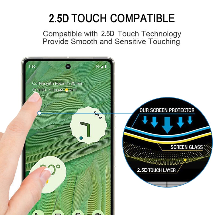 For Google Pixel 7 Full Glue Full Cover Screen Protector Tempered Glass Film - free shipping - PMC TechLife - Order now!