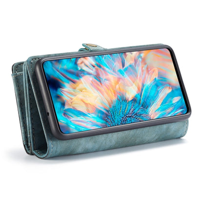 For Galaxy A71 CaseMe Detachable Multifunctional Horizontal Flip Leather Case, with Card Slot & Holder & Zipper Wallet & Photo Frame(Blue) - Galaxy Phone Cases by CaseMe | Online Shopping South Africa | PMC Jewellery | Buy Now Pay Later Mobicred