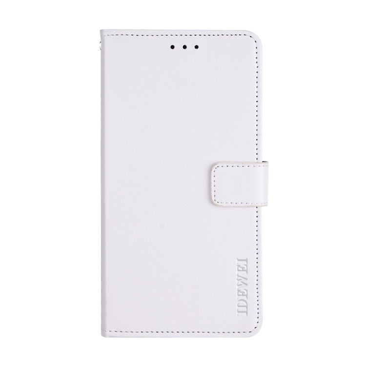 For Doogee X55 idewei  Crazy Horse Texture Horizontal Flip Leather Case with Holder & Card Slots & Wallet(White) - More Brand by idewei | Online Shopping South Africa | PMC Jewellery | Buy Now Pay Later Mobicred