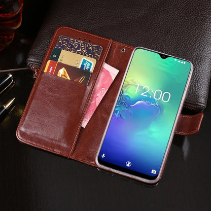 For Oukitel C15 Pro idewei  Crazy Horse Texture Horizontal Flip Leather Case with Holder & Card Slots & Wallet(Brown) - More Brand by idewei | Online Shopping South Africa | PMC Jewellery | Buy Now Pay Later Mobicred