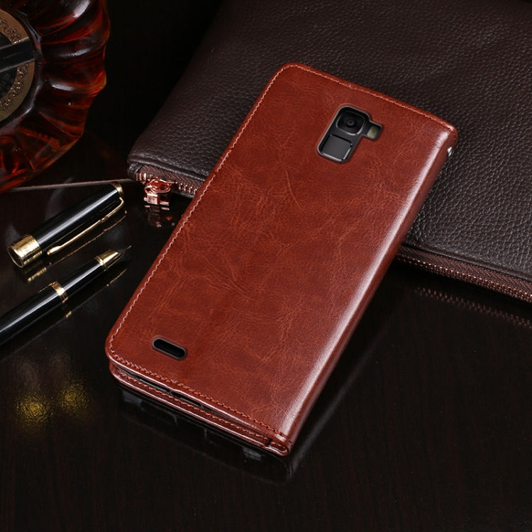 For Oukitel K5000 idewei  Crazy Horse Texture Horizontal Flip Leather Case with Holder & Card Slots & Wallet(Red) - More Brand by idewei | Online Shopping South Africa | PMC Jewellery | Buy Now Pay Later Mobicred