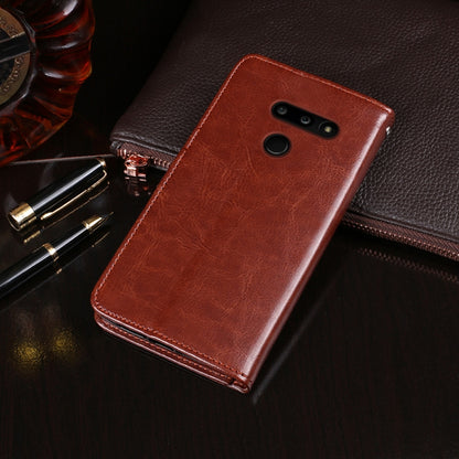 For LG G8 ThinQ idewei Crazy Horse Texture Horizontal Flip Leather Case with Holder & Card Slots & Wallet(Red) - LG by idewei | Online Shopping South Africa | PMC Jewellery | Buy Now Pay Later Mobicred