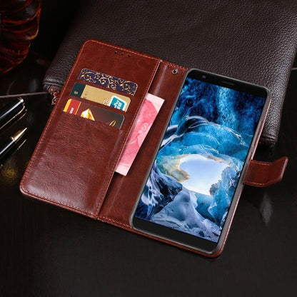 For Ulefone S1 idewei  Crazy Horse Texture Horizontal Flip Leather Case with Holder & Card Slots & Wallet(Rose Red) - More Brand by idewei | Online Shopping South Africa | PMC Jewellery | Buy Now Pay Later Mobicred