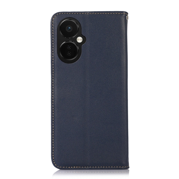 For OnePlus Nord CE 3 Lite KHAZNEH Nappa Top Layer Cowhide Leather Phone Case(Blue) - OnePlus Cases by PMC TechLife | Online Shopping South Africa | PMC TechLife | Buy Now Pay Later Mobicred