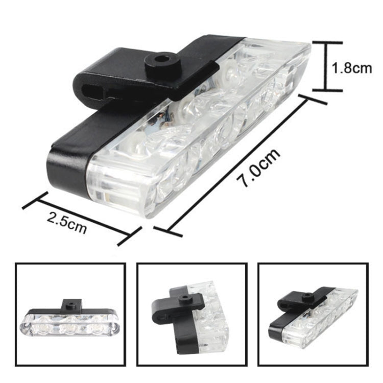 4 in 1 Car 12LEDs Grille Flash Lights Warning Lights with Wireless Remote Control, Color:White - free shipping - PMC TechLife - Order now!