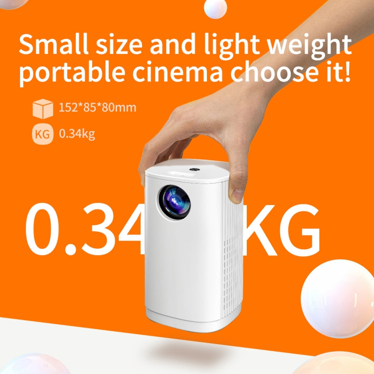 T1 480x360 800 Lumens Portable Mini LED Projector, specifications: AU Plug(White) - free shipping - PMC Jewellery - Order now!