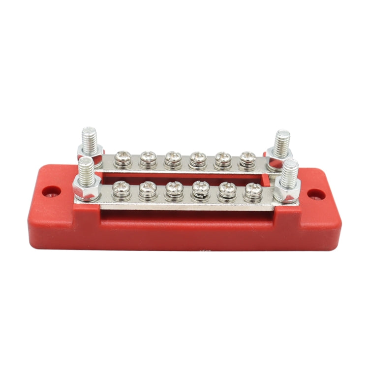CP-3109-01 150A 12-48V RV Yacht Double-row 6-way Busbar(Red) - Booster Cable & Clip by PMC Jewellery | Online Shopping South Africa | PMC Jewellery | Buy Now Pay Later Mobicred