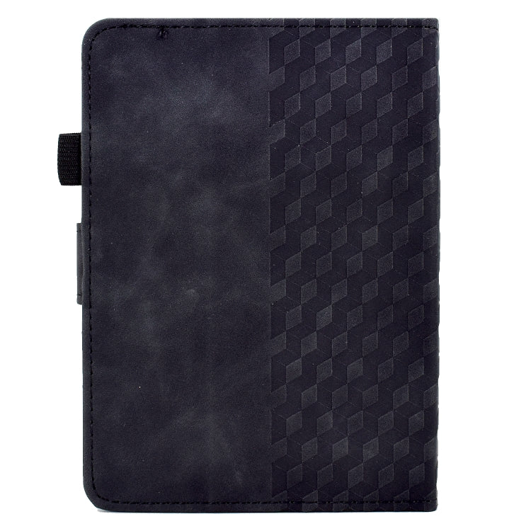 For Amazon Kindle Lite 2022 Rhombus Embossed Leather Tablet Case(Black) - Amazon by PMC TechLife | Online Shopping South Africa | PMC TechLife | Buy Now Pay Later Mobicred