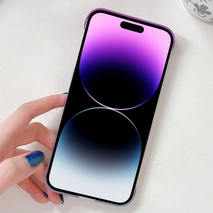 For iPhone 13 Pro Frameless Skin Feel Gradient Phone Case(Pink + Light Blue) - iPhone 13 Pro Cases by PMC Jewellery | Online Shopping South Africa | PMC Jewellery | Buy Now Pay Later Mobicred