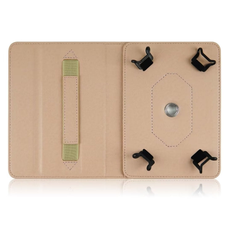 For 6 inch Rotating Universal Leather Tablet Case(Black) - 7 inch by PMC TechLife | Online Shopping South Africa | PMC TechLife | Buy Now Pay Later Mobicred