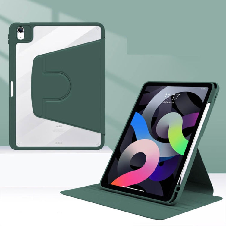 For Huawei MatePad Pro 11 inch Acrylic Rotating Leather Tablet Case(Dark Green) - Huawei by PMC TechLife | Online Shopping South Africa | PMC TechLife | Buy Now Pay Later Mobicred
