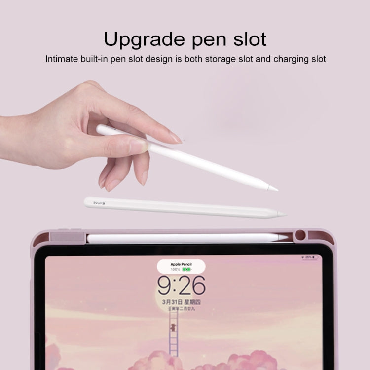 For Huawei MatePad 11 Acrylic Rotating Leather Tablet Case(Pink) - Huawei by PMC TechLife | Online Shopping South Africa | PMC TechLife | Buy Now Pay Later Mobicred