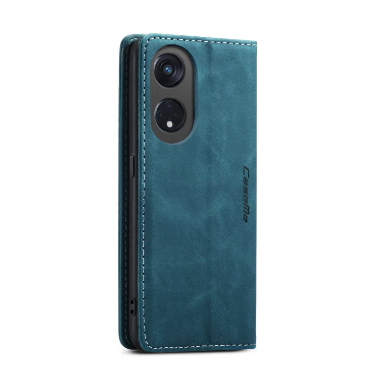 For OPPO Reno8 T 5G CaseMe 013 Multifunctional Horizontal Flip Leather Phone Case(Blue) - free shipping - PMC Jewellery - Order now!