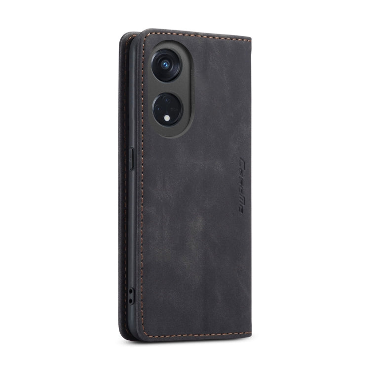 For OPPO Reno8 T 5G CaseMe 013 Multifunctional Horizontal Flip Leather Phone Case(Black) - OPPO Cases by CaseMe | Online Shopping South Africa | PMC Jewellery | Buy Now Pay Later Mobicred