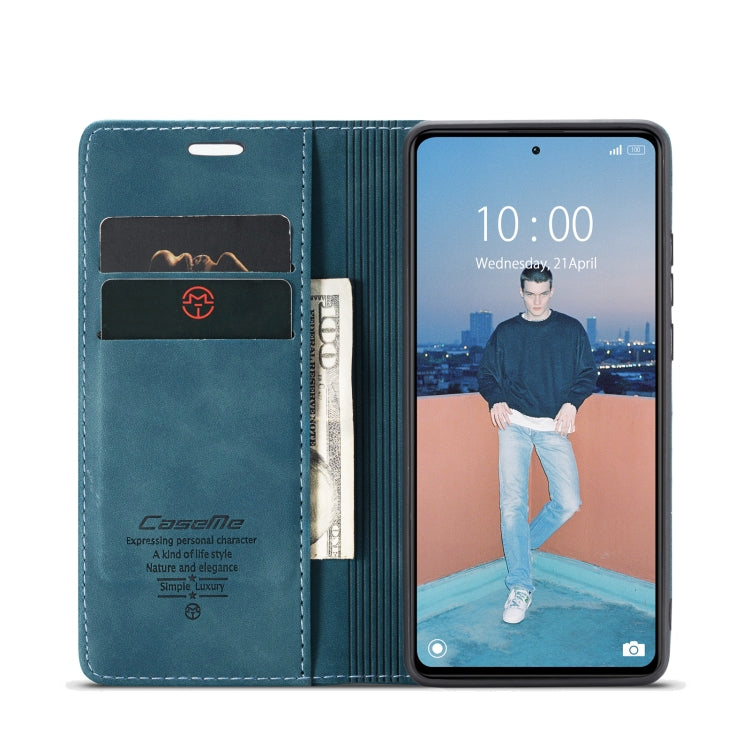 For Xiaomi Redmi Note 12 Pro 5G / Poco X5 Pro CaseMe 013 Multifunctional Horizontal Flip Leather Phone Case(Blue) - Xiaomi Cases by CaseMe | Online Shopping South Africa | PMC Jewellery | Buy Now Pay Later Mobicred