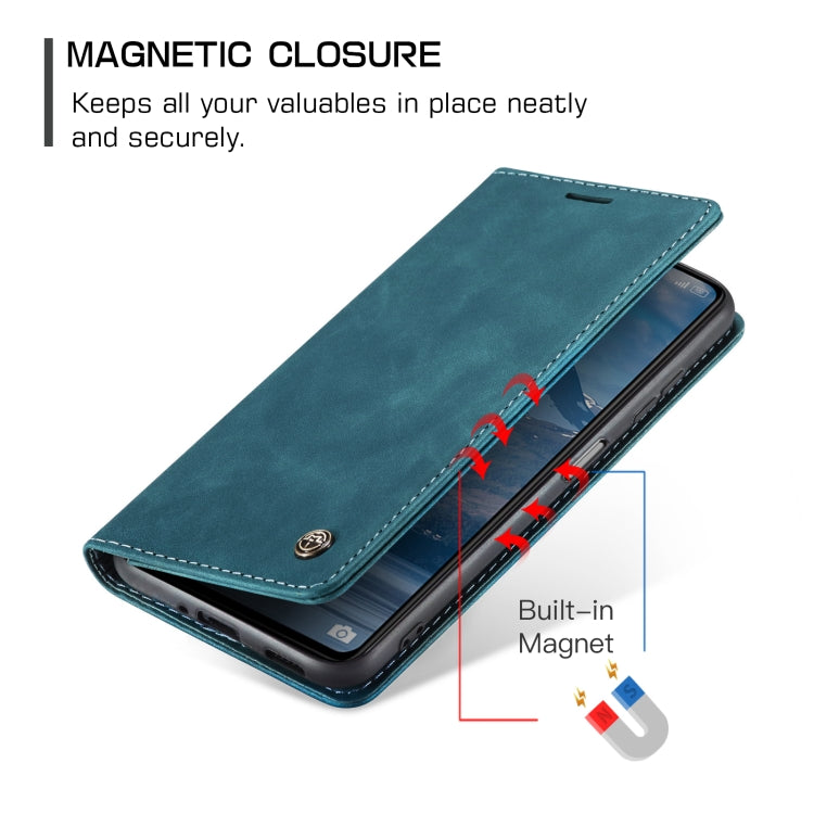 For Xiaomi Redmi Note 12 Pro 5G / Poco X5 Pro CaseMe 013 Multifunctional Horizontal Flip Leather Phone Case(Blue) - Xiaomi Cases by CaseMe | Online Shopping South Africa | PMC Jewellery | Buy Now Pay Later Mobicred