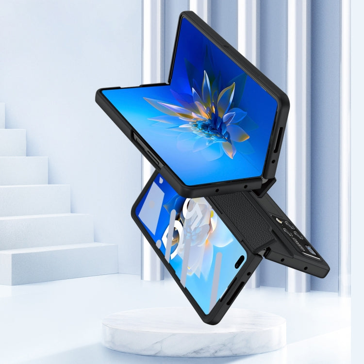 For Huawei Mate X2 Integrated Full Coverage Hinge Phone Case with Stylus(Gold+White) - Huawei Cases by PMC TechLife | Online Shopping South Africa | PMC TechLife | Buy Now Pay Later Mobicred