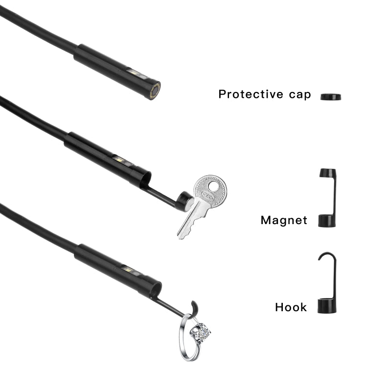 P130 5.5mm 4.3 inch Single Camera with Screen Endoscope, Length:2m -  by PMC TechLife | Online Shopping South Africa | PMC TechLife | Buy Now Pay Later Mobicred
