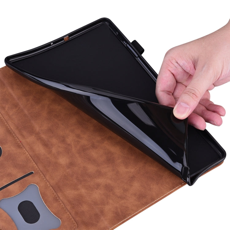 For Lenovo Tab P11 Pro Gen 2 Business Shockproof Horizontal Flip Leather Tablet Case(Brown) - Lenovo by PMC TechLife | Online Shopping South Africa | PMC TechLife | Buy Now Pay Later Mobicred
