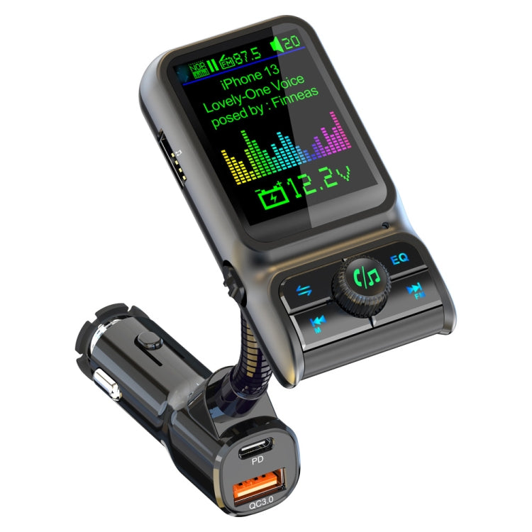 BC85 Colorful Screen Car Bluetooth 5.0 FM Transmitter MP3 Player - Bluetooth Car Kits by PMC TechLife | Online Shopping South Africa | PMC TechLife | Buy Now Pay Later Mobicred