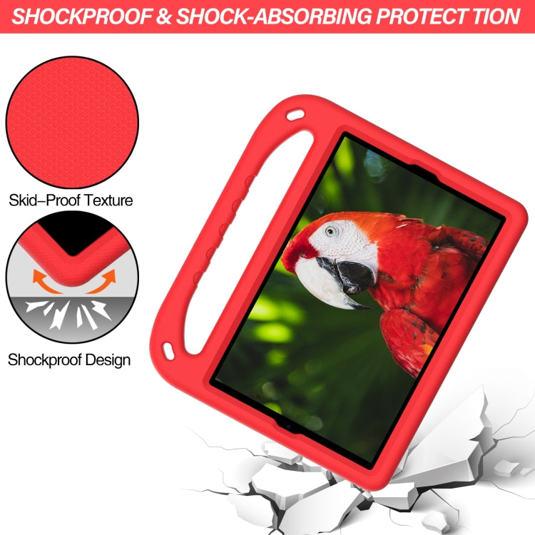 For Lenovo Tab K10 Handle EVA Shockproof Tablet Case with Holder(Red) - free shipping - PMC TechLife - Order now!