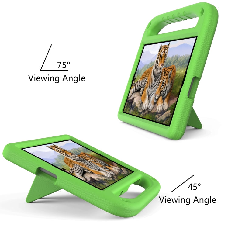 For Lenovo Tab K10 Handle EVA Shockproof Tablet Case with Holder(Green) - Lenovo by PMC TechLife | Online Shopping South Africa | PMC TechLife | Buy Now Pay Later Mobicred