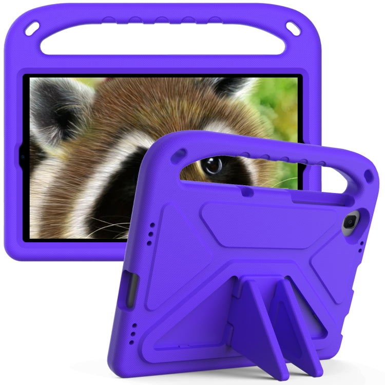 For Lenovo Tab K10 Handle EVA Shockproof Tablet Case with Holder(Purple) - Lenovo by PMC TechLife | Online Shopping South Africa | PMC TechLife | Buy Now Pay Later Mobicred