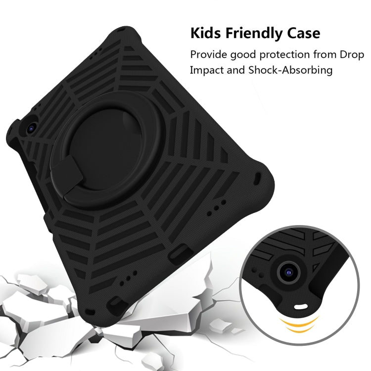 For Lenovo Tab M10 Plus 10.6 3rd Gen 2022 Spider King Silicone Protective Tablet Case(Black) - Lenovo by PMC TechLife | Online Shopping South Africa | PMC TechLife | Buy Now Pay Later Mobicred