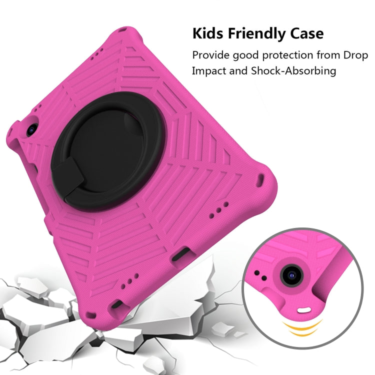 For Lenovo Tab M10 Plus 10.6 3rd Gen 2022 Spider King Silicone Protective Tablet Case(Rose Red) - Lenovo by PMC TechLife | Online Shopping South Africa | PMC TechLife | Buy Now Pay Later Mobicred