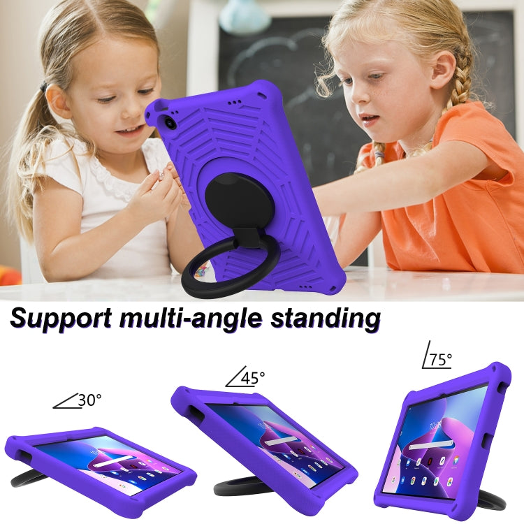 For Lenovo Tab M10 Plus 10.6 3rd Gen 2022 Spider King Silicone Protective Tablet Case(Purple) - Lenovo by PMC TechLife | Online Shopping South Africa | PMC TechLife | Buy Now Pay Later Mobicred