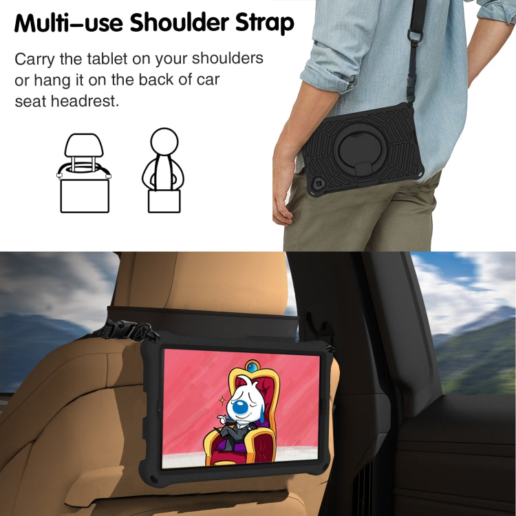 For Lenovo Tab M10 Plus TB-X606 Spider King Silicone Protective Tablet Case(Black) - Lenovo by PMC TechLife | Online Shopping South Africa | PMC TechLife | Buy Now Pay Later Mobicred