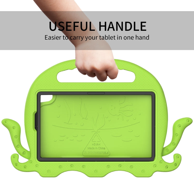 For Lenovo Tab M8 4th Gen Octopus Style EVA + PC Tablet Case with Strap(Grass Green) - Lenovo by PMC TechLife | Online Shopping South Africa | PMC TechLife | Buy Now Pay Later Mobicred