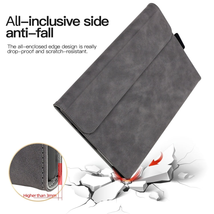 For Microsoft Surface Pro 8 Sheepskin All-Inclusive Shockproof Protective Case(Black) - Others by PMC TechLife | Online Shopping South Africa | PMC TechLife | Buy Now Pay Later Mobicred
