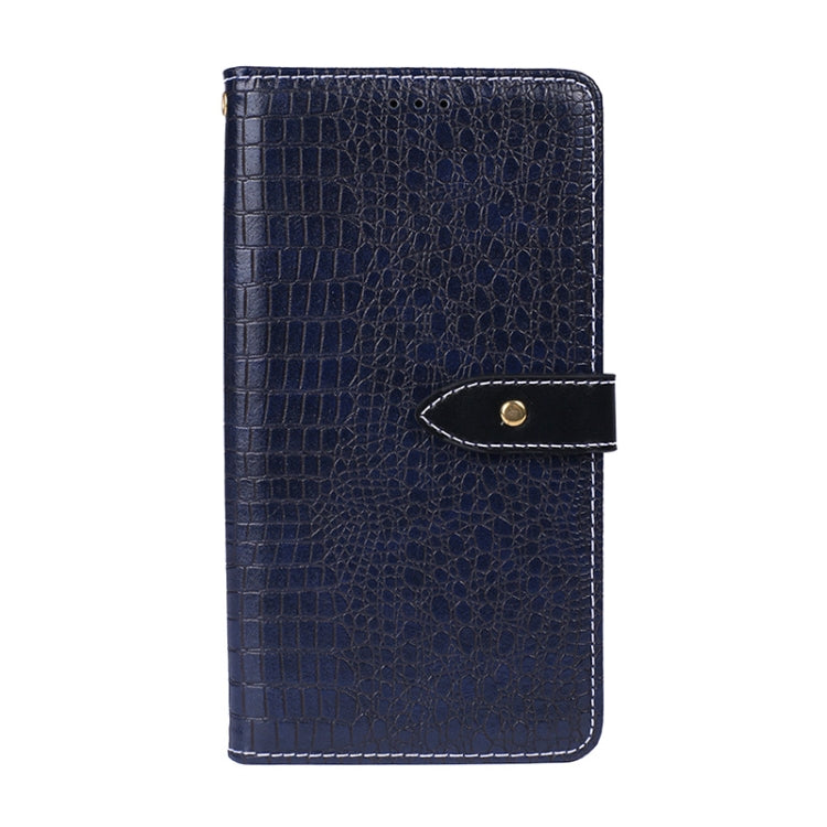 For Blackview A80 Pro idewei Crocodile Texture Horizontal Flip Leather Case with Holder & Card Slots & Wallet(Dark Blue) - More Brand by idewei | Online Shopping South Africa | PMC TechLife | Buy Now Pay Later Mobicred